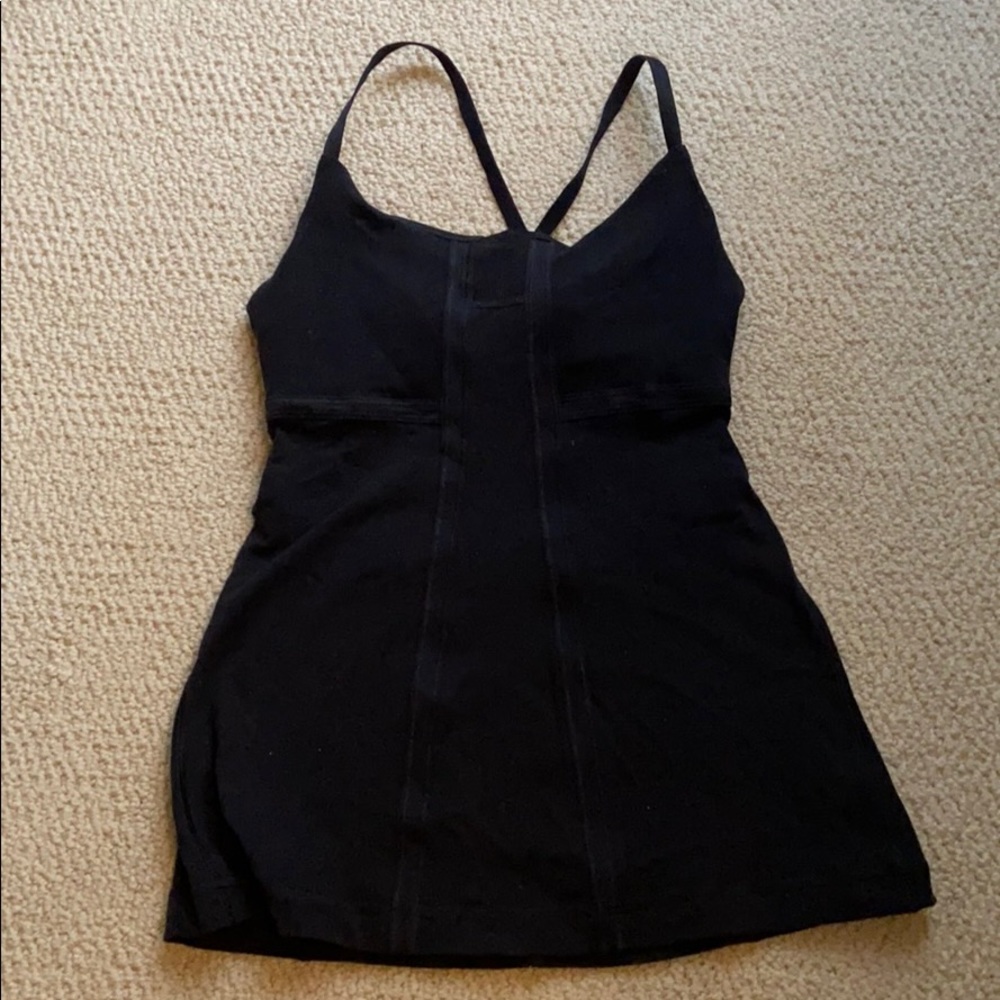 Lululemon Open Back Tank With Built in Bra